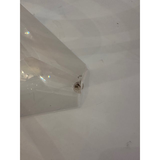 Signed Mikhail Loznikov Lucite & Glass Coffee Table For Sale - Image 9 of 12