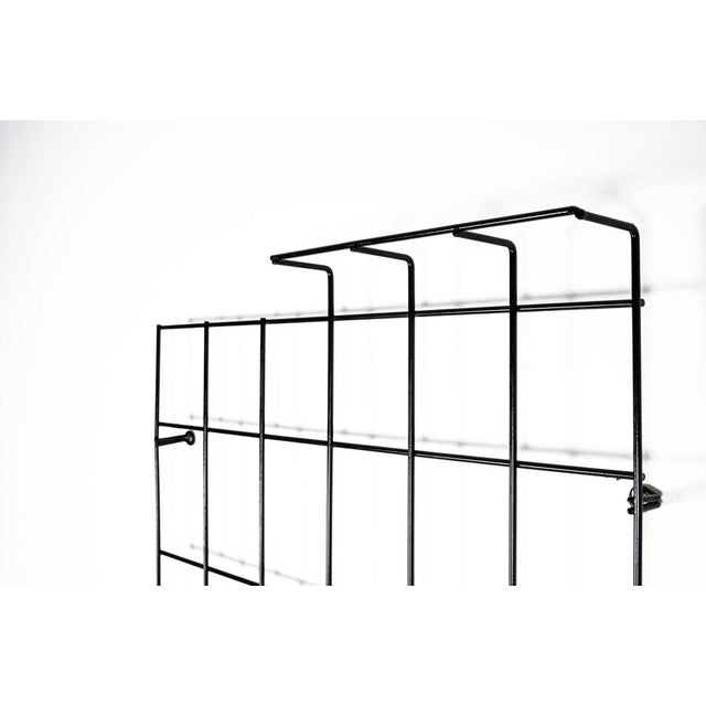 Wire Wall Units by Karl Fichtel for Drahtwerke Erlau and Kajsa and Nils Nisse Strinning for Design AB, Set of 2 For Sale - Image 11 of 17