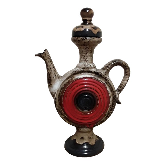 Vintage German Fat Lava Style Ceramic Vase from Dümler & Breiden, 1970s For Sale