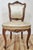 Pair French 19th C Upholstered Louis XV Style "Shell" Carved Walnut Side Chairs For Sale - Image 9 of 18