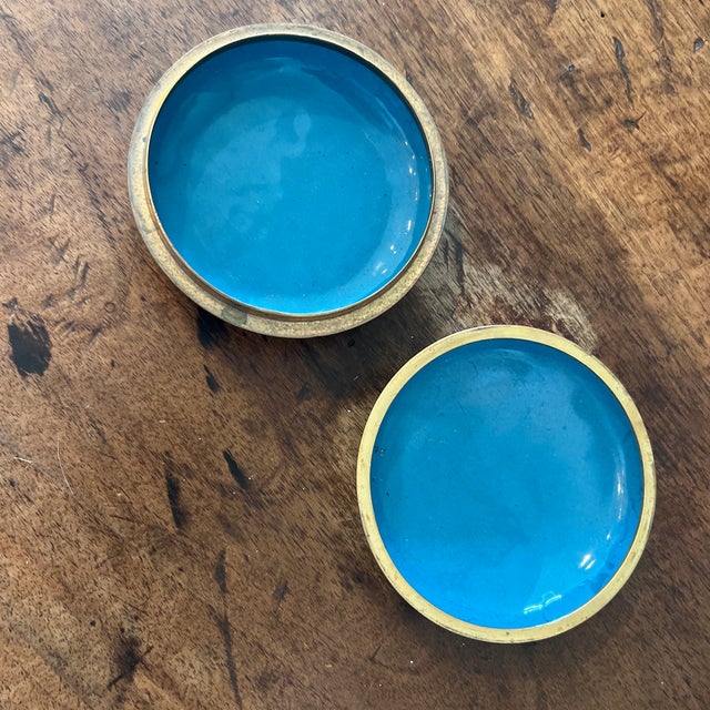 Vintage Chinese Cloisinne Round Bird Box For Sale In New York - Image 6 of 7