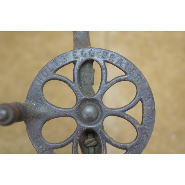 5 Antique Assorted Kitchen Tools French Fry Cutter Egg Beater Cabbage Slicer For Sale - Image 13 of 17