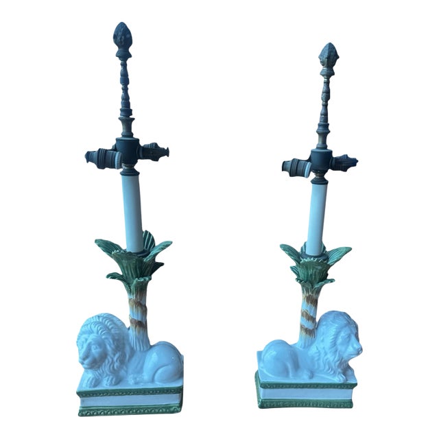 Vintage Hollywood Regency Table Lamps - a Pair For Sale