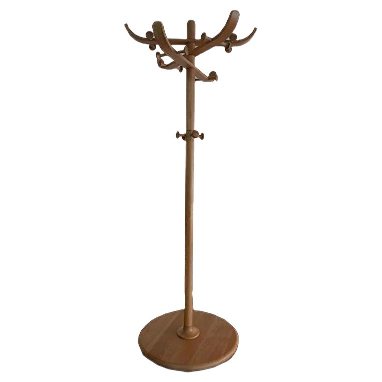 Beech Coat Rack by Soren Nissen & Ebbe Gehl for Aksel Kjersgaard, 1970s ...