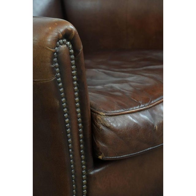 Vintage Sheepskin Club Chairs, Set of 2 For Sale - Image 13 of 18