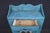 American Country Painted Milk Cupboard With Blue Birds For Sale - Image 3 of 16