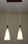 Mid-Century Modern Trumpet 2-Light Pendant by Fog & Mørup for Holmegaard, Denmark, 1960s For Sale - Image 3 of 13