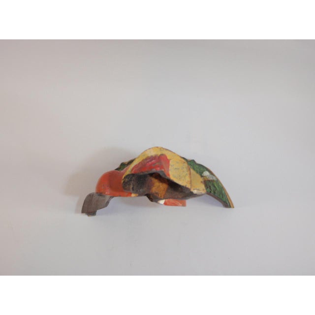 Red Vintage Mid Century Lady Golfer Painted Doorstop For Sale - Image 8 of 10