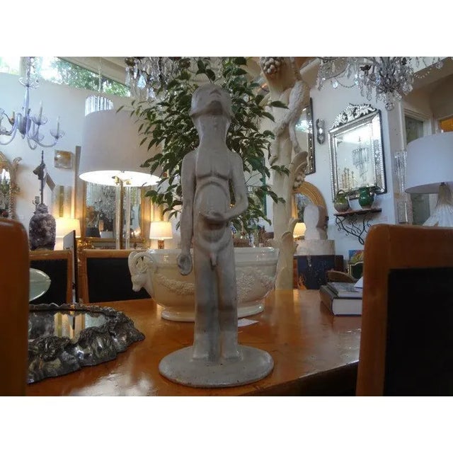 Mid-Century Modern Sculpture in the Manner of Amedeo Modigliani For Sale - Image 12 of 13