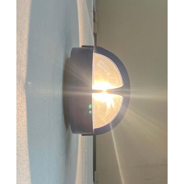 Mid-Century Modern Danish Pirate Blue Metal Outdoor Wall Lamp by Eva and Nils Koppel, Gert Edstrand for Nordisk Solar, 1960s For Sale - Image 13 of 18