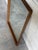 Mid 20th Century Mid Century Modern Maple Mirror in Style of Heywood Wakefield Large Frame For Sale - Image 5 of 10
