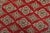 Bokhara Jaldar Rug 3′ X 5’3” Red Wool Tribal Hand-Knotted Oriental Carpet For Sale - Image 4 of 12