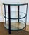 Modern Jonathan Charles Modern Black Nickel and Glass 3-Tier Gatsby End Table For Sale - Image 3 of 6