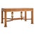 French Maple Desk with Hand-Cut Inlaid Parquetry Top, 1940s For Sale
