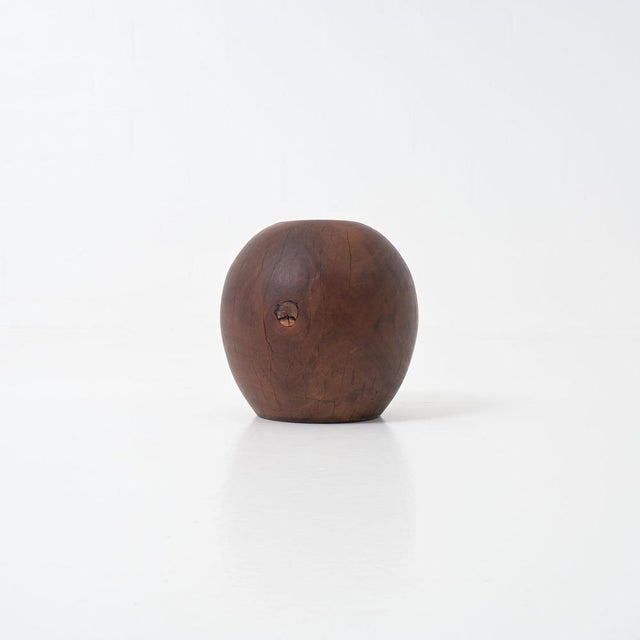 Vintage Wooden Stool, 1950s For Sale - Image 6 of 13