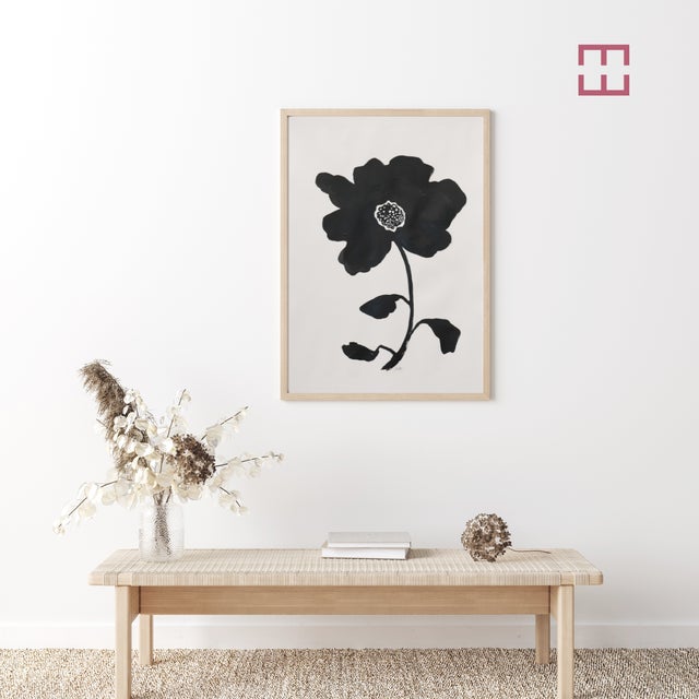 A sophisticated study in restraint and beauty, ink + petals explores the poetry of botanical form through bold black...