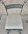 Metal Vintage Upholstered Bistro Chairs For Sale - Image 7 of 11