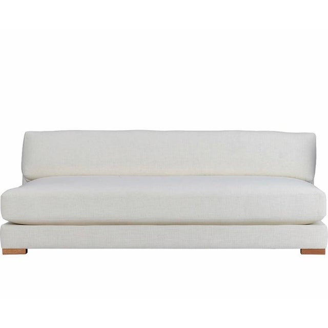 CB2 Piazza Sofa White Chairish
