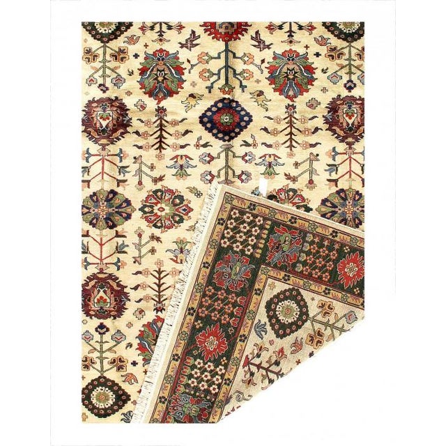 Traditional Pasargad DC Fine Hand Knotted Mahal Design Rug For Sale - Image 3 of 3