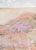 A 1980s abstract acrylic painting on paper by the American artist Harry Hilson (1935-2004). This piece features an...