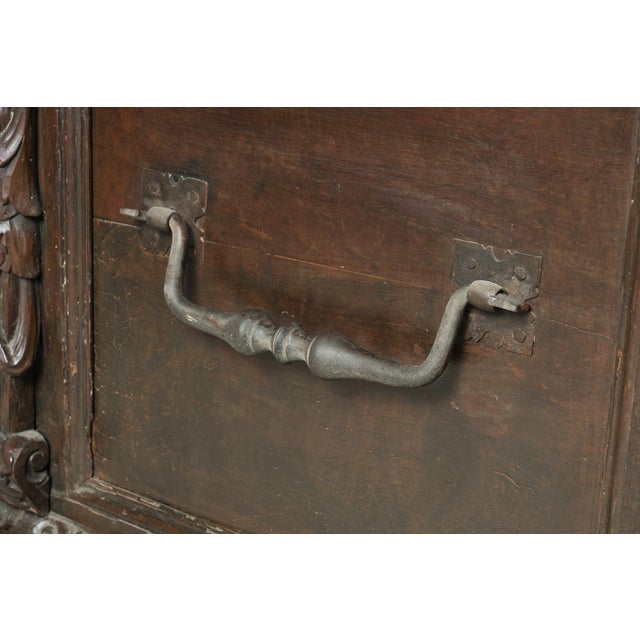 Italian Renaissance Walnut Cassone, 17th/18th Century For Sale - Image 16 of 18