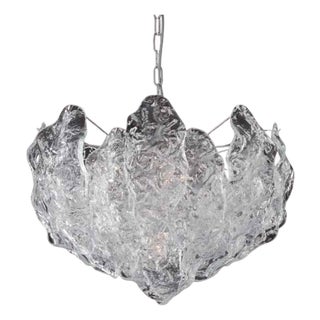 21st Century Curved Leaves Chandelier by Fabio LTD For Sale