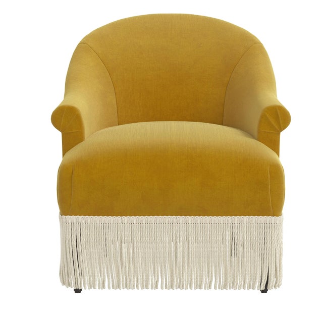 Not Yet Made - Made To Order Fringe Chair in Titan Citronella For Sale - Image 5 of 9