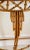 Late 20th Century Vintage Burnt Faux Tortoise Bamboo Console Table With Wall Mirror – Palm Beach Chinoiserie Style, Set of 2 Pieces For Sale - Image 5 of 11