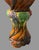 Early Roseville Blended Majolica Jardiniere & Pedestal Planter Vase In good original condition showing some typical age-...