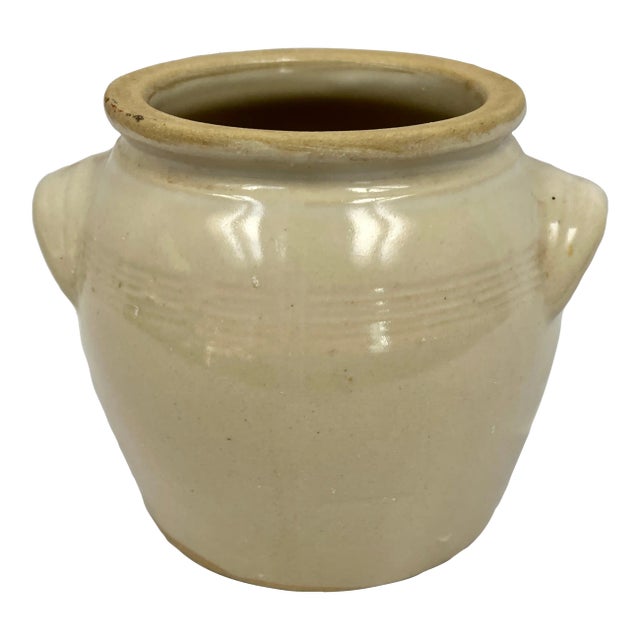 Antique French Early 1900s Handcrafted Confit Pot For Sale