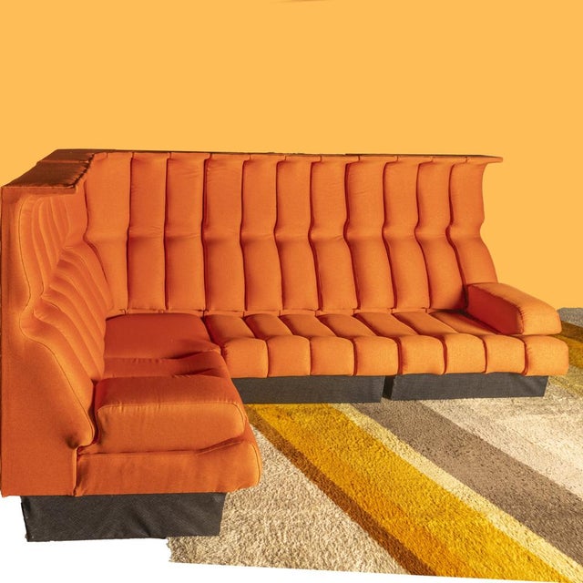 Space Age Highback Seating Corner from Interlübke, 1970s, Set of 4 For Sale - Image 10 of 18