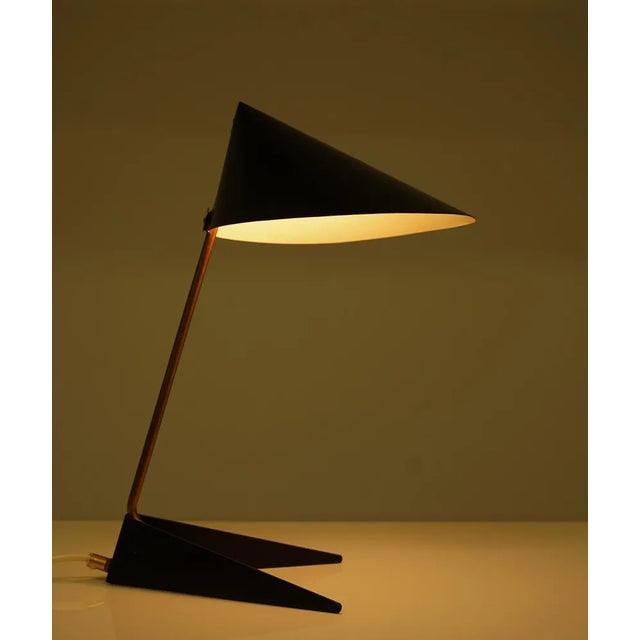 Mid-Century Scandinavian Table Lamp attributed to Svend Aage Holm Sørensen for Asea, 1950s For Sale - Image 10 of 11