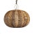 Brown Split Stain Pumpkin Pendant Lantern For Sale - Image 8 of 8