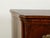 Italian 1800s Walnut Three-Drawer Serpentine Front Commode with Bronze Hardware For Sale - Image 4 of 12