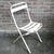 Vintage Industrial Steel Folding Chair, 1950s For Sale - Image 14 of 14