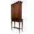 Antique Early 20th Century English Walnut Display Cabinet For Sale - Image 9 of 13