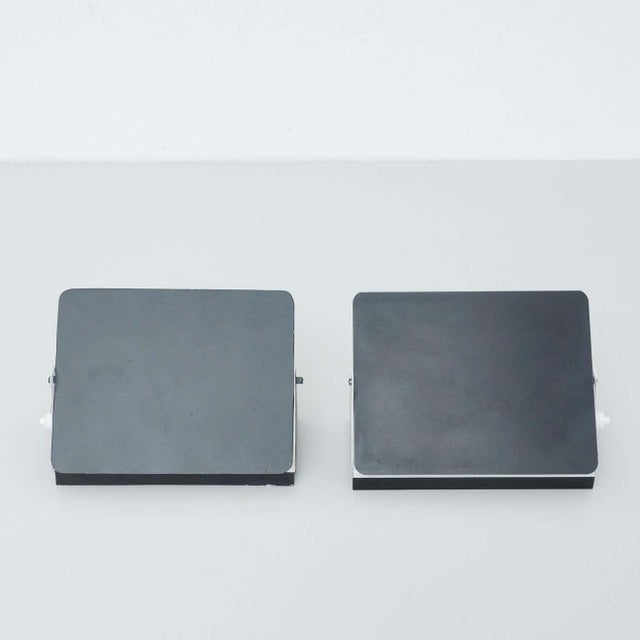 Mid-Century Modern Black Metal Cp-1 Wall Light by Charlotte Perriand, 1960, Set of 2 For Sale - Image 10 of 14