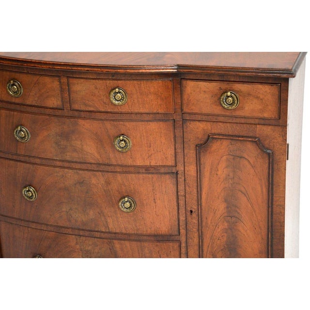 Small Antique Georgian Breakfront Sideboard, 1900s For Sale - Image 11 of 13