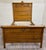 Victorian Antique Full Size Victorian Eastlake Carved Oak High Back Bed For Sale - Image 3 of 7