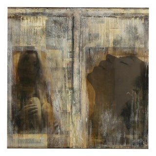 Günther Edlinger, Composition, Mixed Media on Canvas For Sale