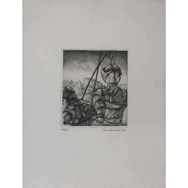 Etching, 1977 Handsigned by the artist in pencil and numbered 128/150 33.00 cm. x 25.00 cm. 12.99 in. x 9.84 in. (paper)...