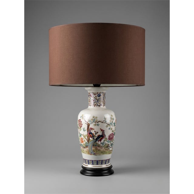 Large Ceramic Table Lamp by V.V. Carraresi, 1940s For Sale - Image 9 of 9