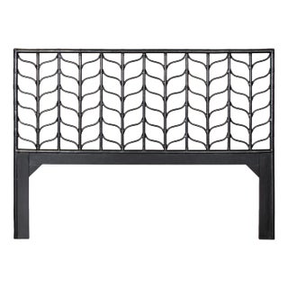 Ivy Headboard King, Black For Sale