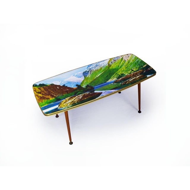 Mid-Century Coffee Table with Dansette Legs, 1950s For Sale - Image 3 of 15