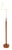 Vintage Danish Teak Rise and Fall Floor Lamp, 1960s For Sale