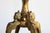 Italian Ornate Antique Brass & Onyx Square Marble Coat Hat Rack Hall Tree Stand For Sale - Image 13 of 14
