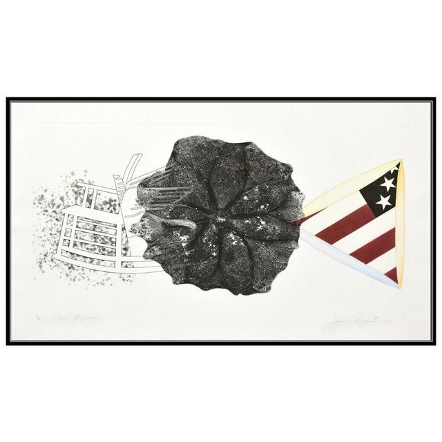 Pop Art 1970s Black Triangle in Color, James Rosenquist For Sale - Image 3 of 6