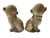 Vintage Glazed Ceramic Monkey Figurines – Pair A delightful pair of vintage glazed ceramic monkey figurines with...