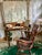 Antique Victorian Folk Art Face Crest Rocking Chair, Solid Wood Armchair, Late 19th Century Greenman For Sale - Image 10 of 12