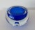 Glass Royal Blue Thick Murano Glass Bowl, 1970s For Sale - Image 7 of 7